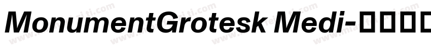 MonumentGrotesk Medi字体转换